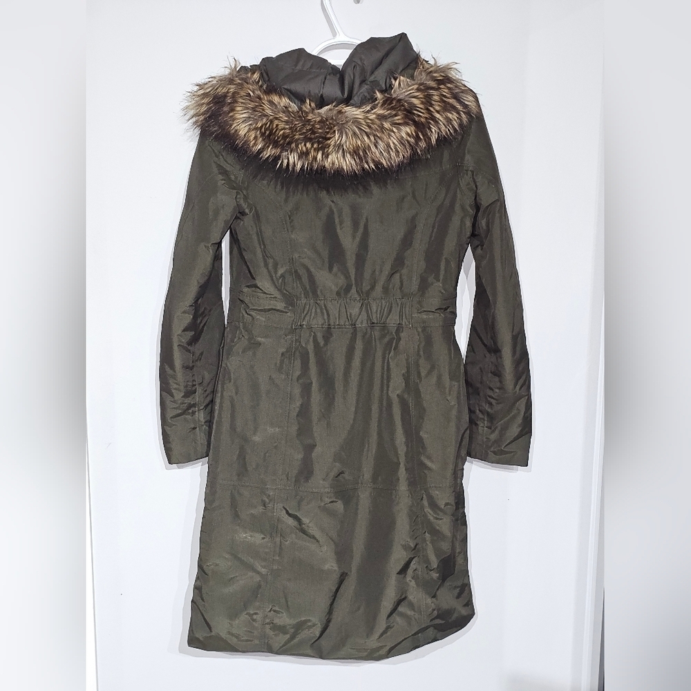 The North Face HyVent Parka Coat Womens XSmall Green - Goose Down - Picture 4 of 6